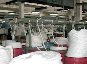 ヴェトナムの紡績工場